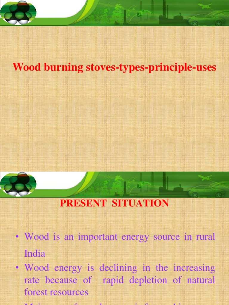Wood Burning StovesTypesPrincipleUses PDF