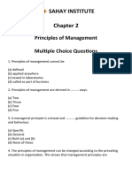 Principles of Management BST CH