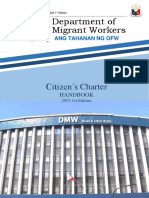 DMW Citizens Charter 1st Edition CY 2023