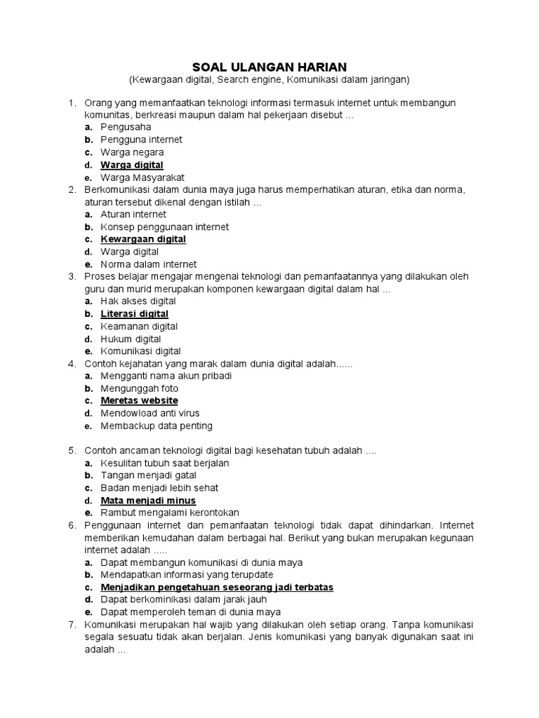 Menguasai Simkomdig Kelas 10 Semester 1: Panduan Lengkap dengan Contoh Soal Pilihan Ganda