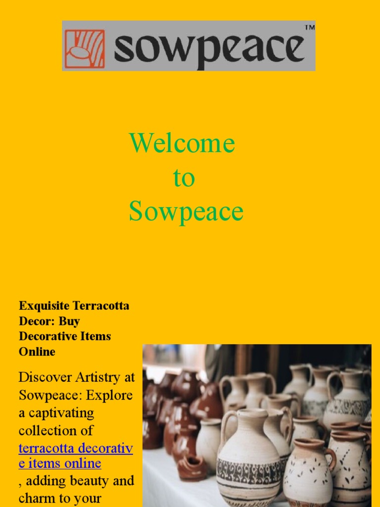 Terracotta Decorative Items Online PDF
