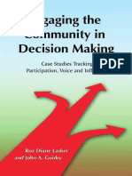 Roz Diane Lasker, John A. Guidry - Engaging The Community in Decision Making - Case Studies Tracking Participation, Voice and Influence-McFarland (2009)