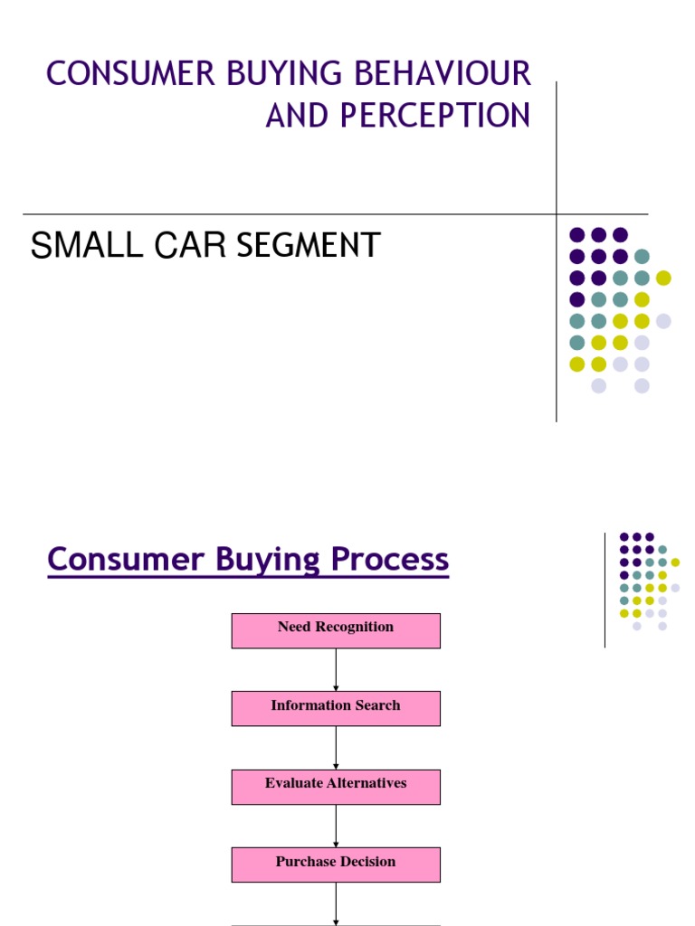 Small Car Consumer Buying Behavior Analysis | PDF | Behavior | Car