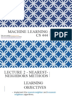 Lecture 2 - Nearest-Neighbors Methods