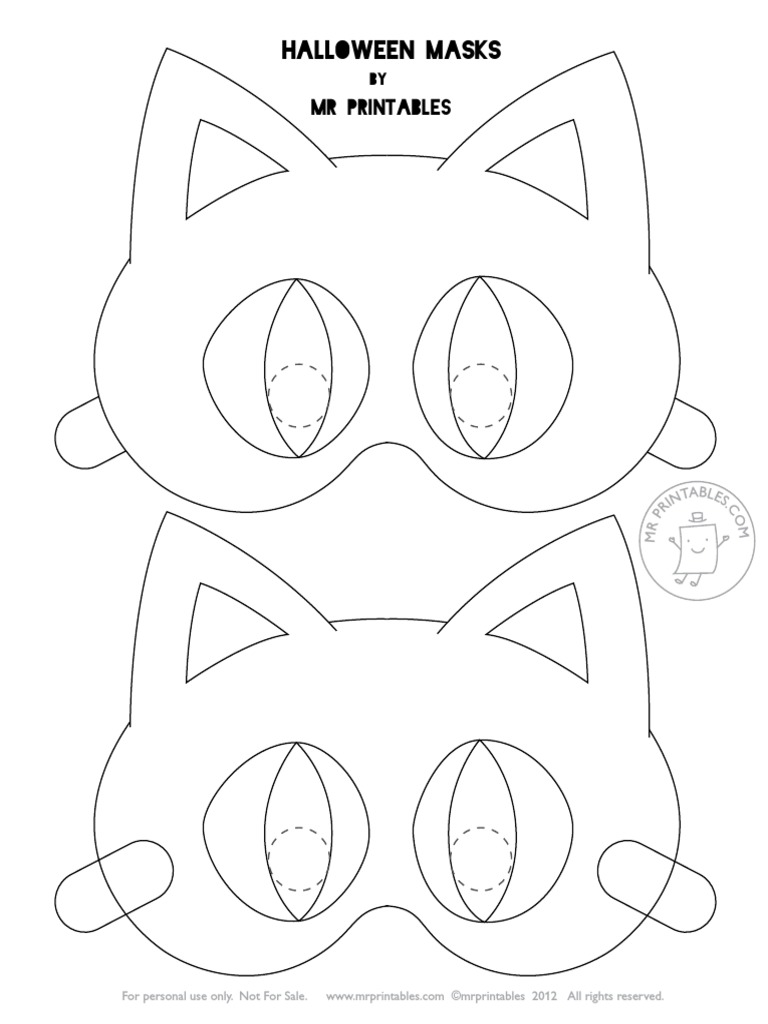 Halloween Masks by Mr Printables | PDF