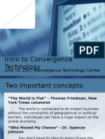 Intro to Convergence Technology