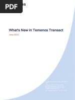 Temenos Transact ReleaseHighlights