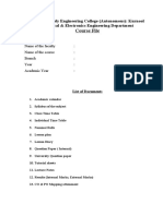 Course File Format