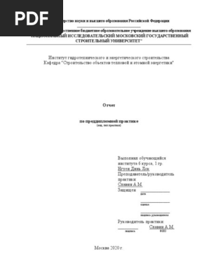 Пред. Практика - Нгуен Динь Лок | PDF