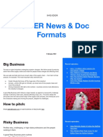 INSIDER News & Doc Formats How-to-Pitch Deck