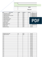 New Attendance Sheet 2023