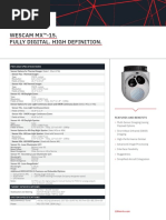WESCAM MX-15D Turret Specifications | PDF | Infrared | Laser