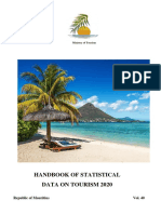 Handbook of Statistical Data On Tourism 2020