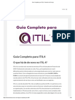 Guia Completo para ITIL4 - Desenho de Serviço