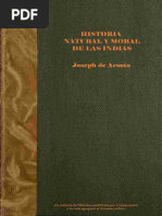 Historia Natural y Moral de Las Indias (Vol. 1 of 2)