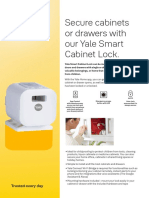 Yale Smart Cabinet Lock Datasheet English