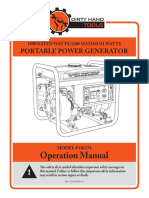 Operation Manual: Portable Power Generator