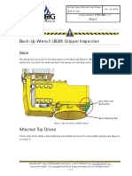 Top Drive pb206 - Alert - Back-Up Wrench Buw Gripper Inspection