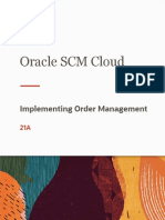 Implementing Order Management (21A)