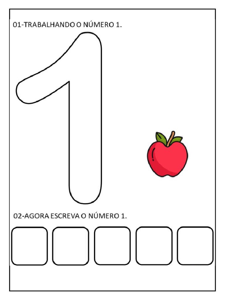 Atividade Matemática Número 1 | PDF