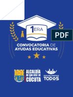 Primera Convocatoria de Ayudas Educativas