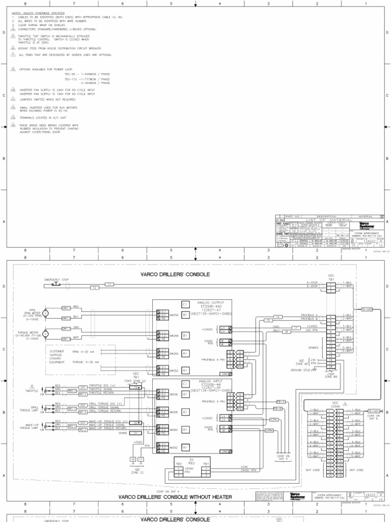 Electrical Drawing TDS9S 11S | PDF