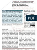 Extraction and Modification of Sorghum Starch and Its Characterization