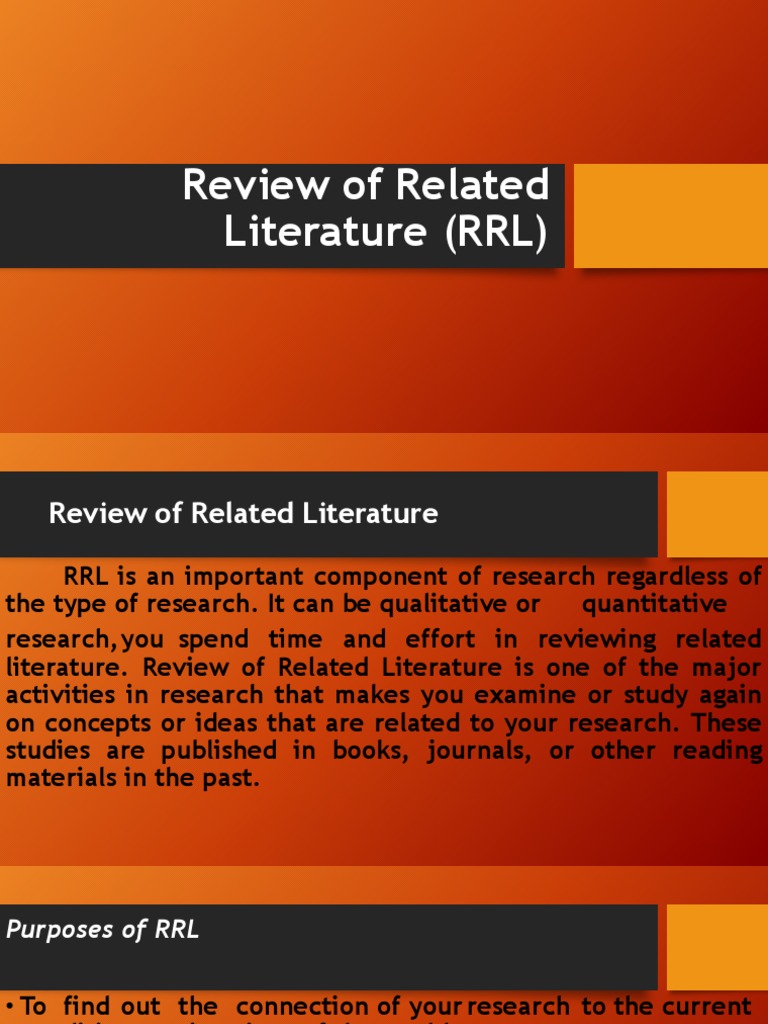 Lesson 8 Review of Related Literature PDF