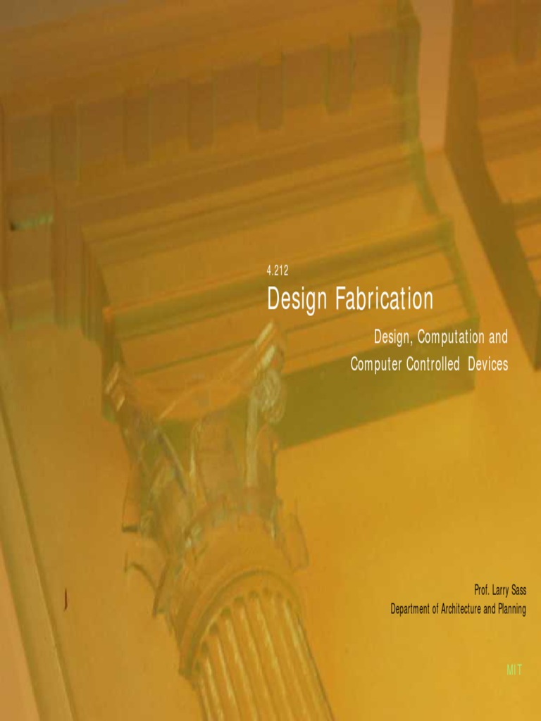 Rapid Prototyping in Design Fabrication | PDF