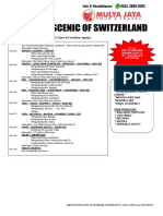 10D SCENIC OF SWITZERLAND DEP 07OCT, 11OCT, 30OCT (ZRH-MXP) Per 07JUN