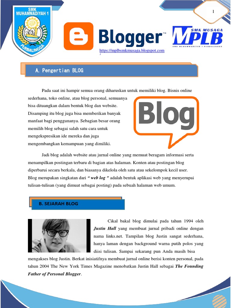Pengertian dan Jenis-Jenis Blog | PDF