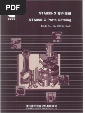 Catálogo de Partes Motor - Cummins NTA855-G | PDF