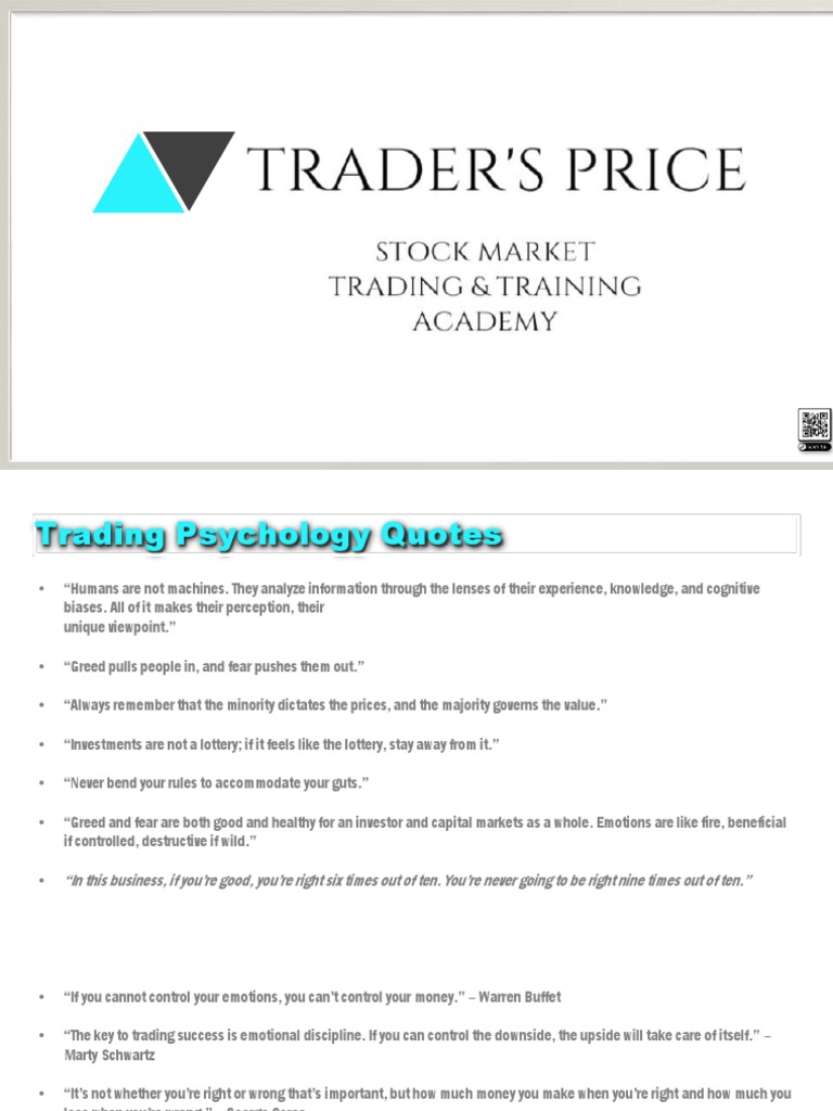 Trader's Price Academy | PDF