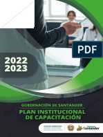 Plan Institucional de Capacitacion 2022