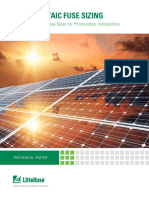 Photovoltaic Fuse Sizing