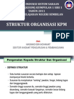 Struktur Organisasi KPM Review