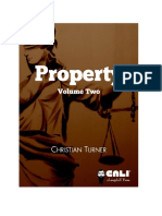 Treatise of Property Law II. Christian Turner