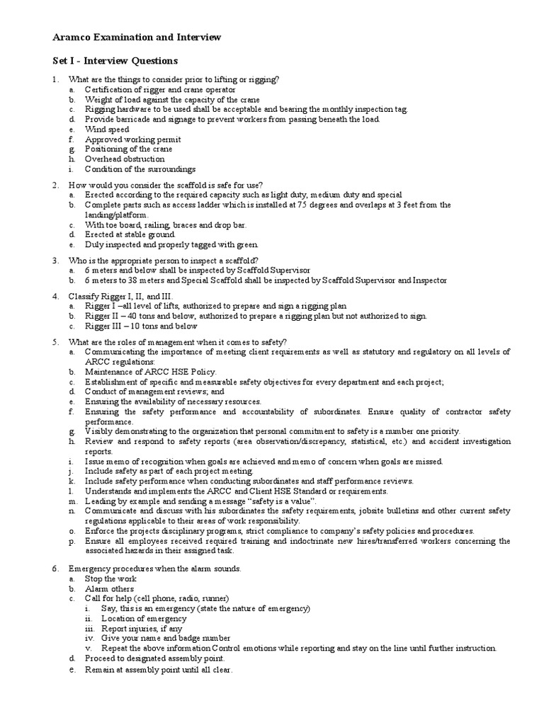 Aramco Scaffolding Supervisor Q&A Guide | PDF | Scaffolding | Loam