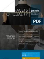 TQM Learning Episode 02 - The Facets of Quality