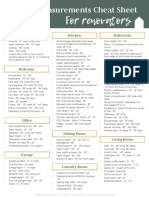 House Measurements Cheat Sheet for Renovators - Making Manzanita