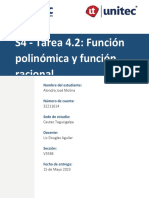 S4 - Tarea 4.2 - Función Polinómica y Función Racional - AlondraMolina