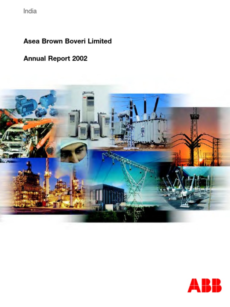 ABB India Annual Report 2002 | PDF | Dividend | Electrical Substation