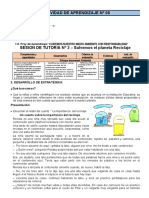 Sesion DE APRENDIZAJE Tutoria - Salvemos El Planeta