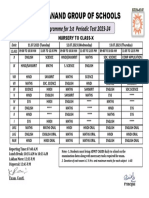 Date Sheet 1st Periodic 202324