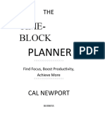 The Time Block Planner A Daily Method For Deep Work in A Distracted World 0593192052 9780593192054 - Compress