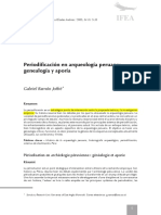 Periodificación en Arqueología Peruana. Gabriel Ramón