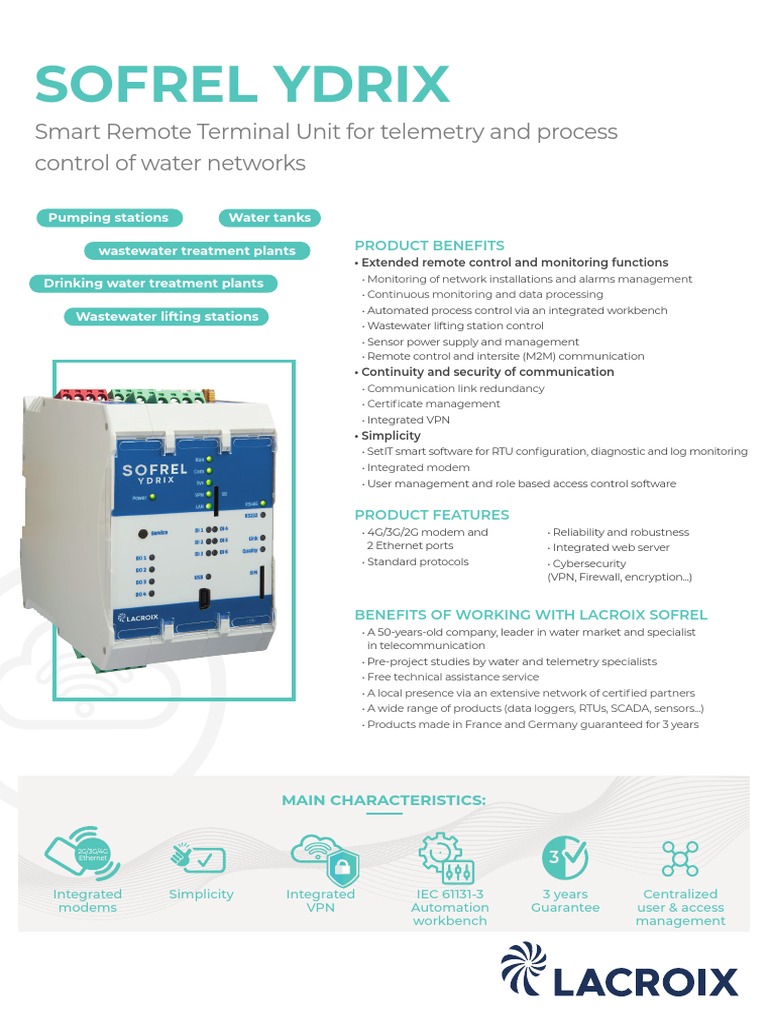 Dc59 Datasheet Sofrel Ydrix En 10 2021 Pdf
