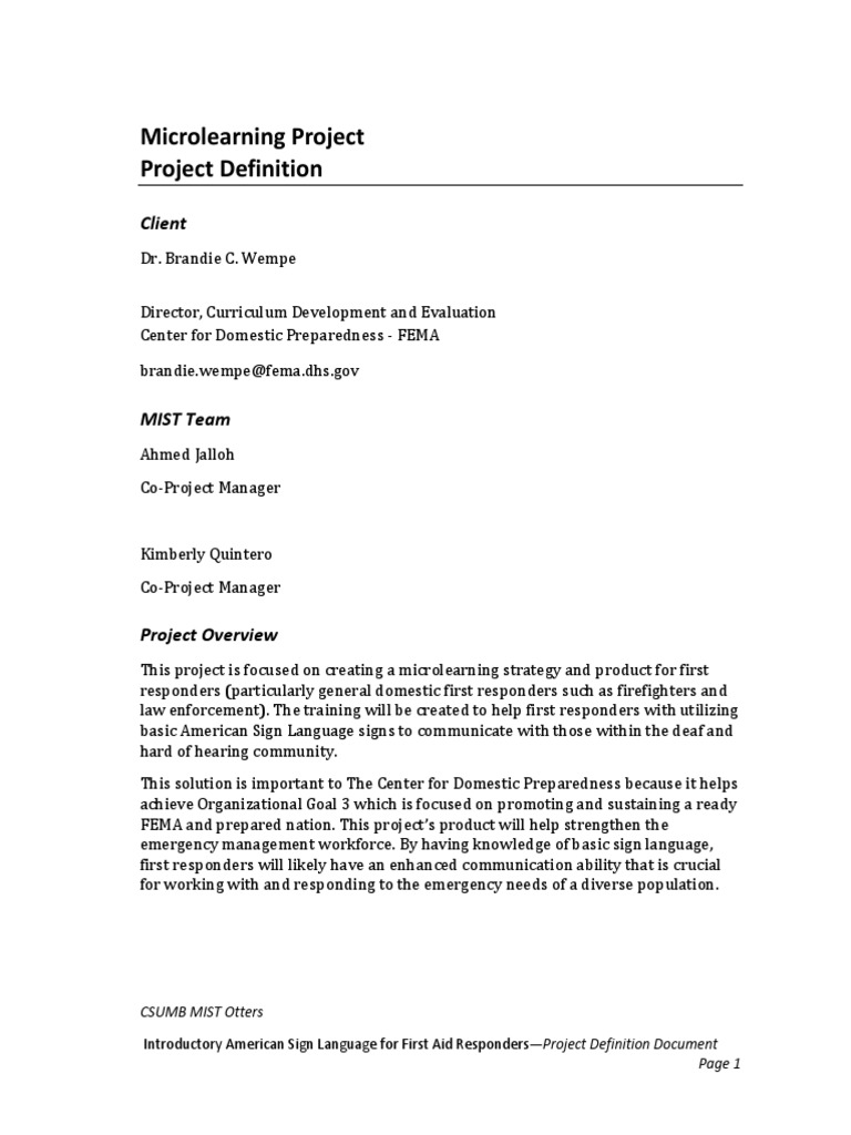 Microlearning Project Definitions | PDF | Instructional Design ...