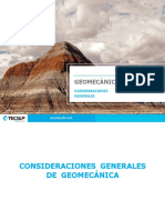 Semana 1 - Consideraciones Generales de Geomecanica