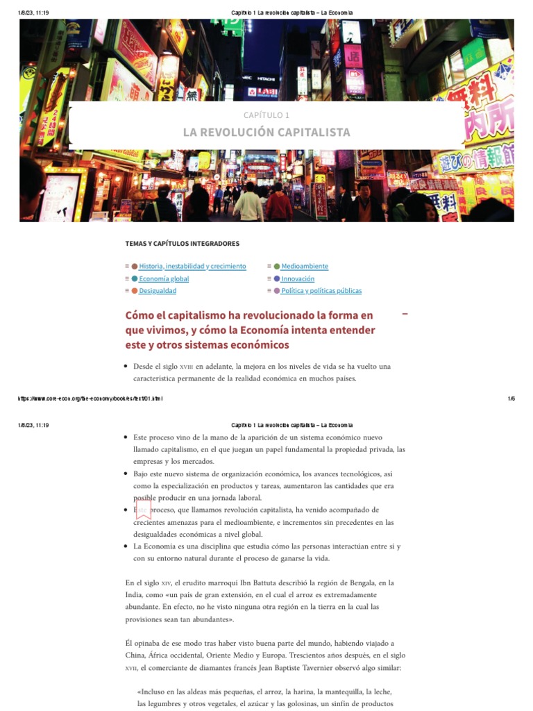 La Revolución Capitalista Y Su Impacto Pdf